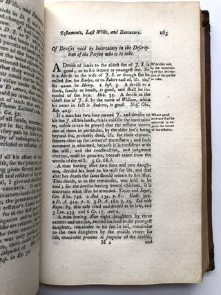 The Law of Testaments and Last Wills, Second Edition with Improvements 1769