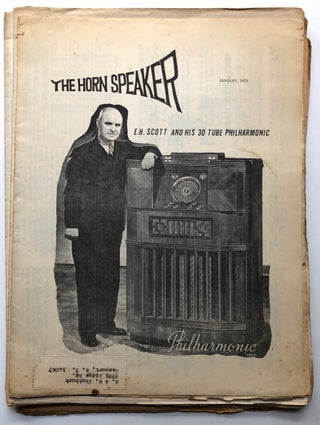 The Horn Speaker, the newspaper for the hobbyist of vintage electronics and sound, 21 issues from January 1973 - September 1975