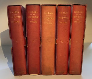 Item #H6392 The Lives of the Chief Justices of England, 5 volumes. Lord Campbell John, James...