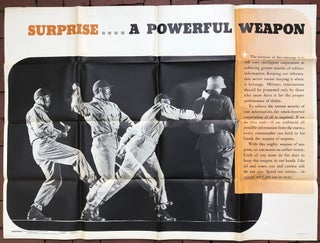 NEWSMAP, 47 x 35 inch news poster, double-sided, November 29, 1943: "Surprise...a Powerful Weapon