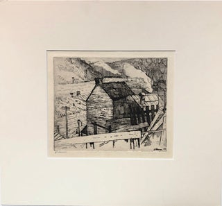 Item #H6497 "Down in Bloomfield" from Ten Etchings from Pittsburgh (1905, limited to 60 signed...