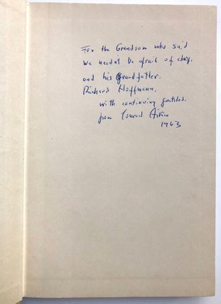 The Kingdom and the Cave -- inscribed by the author's father, Conrad Aiken, to his dermatologist Richard Hoffmann and Hoffmann's grandson