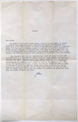 Group of 25 typed letters from Cheever to his daughter, 1960-1976