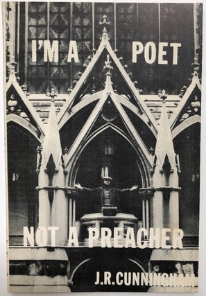 Item #H6518 I'm a Poet Not a Preacher (Poems) inscribed. Pittsburgh, J. R. Cunningham