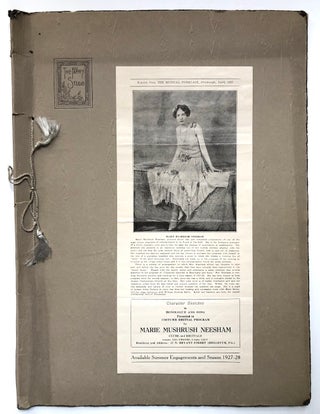 Item #H6558 Promotional album of photographs of Marie Mushrush Neesham (1894-1984) advertising...