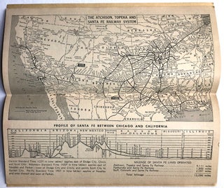 Santa Fe, Time Schedules of Principal Trains, April 27 - September 28, 1952