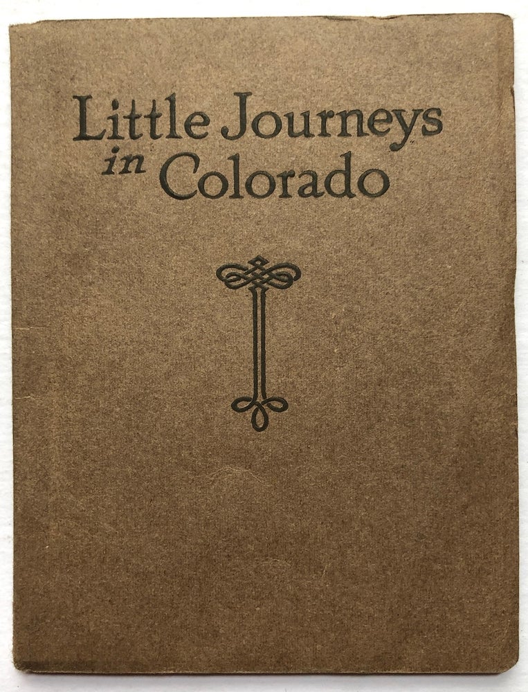 Item #H6818 Little Journeys in Colorado. L. M. Allen.