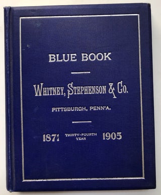 Item #H6995 Blue Book Pittsburgh, Penn'a, 1905. Stephenson Whitney, Co