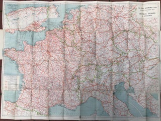 Official Motoring Map of Central Europe and Algeria