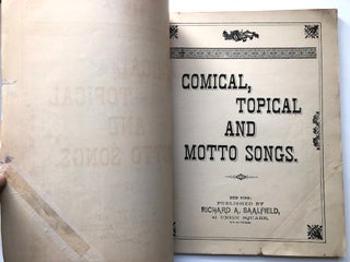 Comical, Topical and Motto Songs