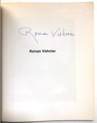 ICP Library of Photographers: ROMAN VISHNIAC -- signed copy