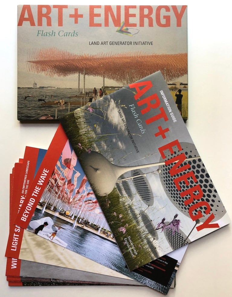 Item #H7286 Art + Energy, Land Art Generator Initiative: Information Guide & Flash Cards, Dual language edition in English and Danish. Robert Ferry, Elizabeth Monoian, Paul Schifino.