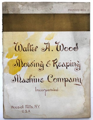 Item #H7302 Walter A. Wood Mowing & Reaping Machine Company, 1895 catalog. Walter A. Wood Co