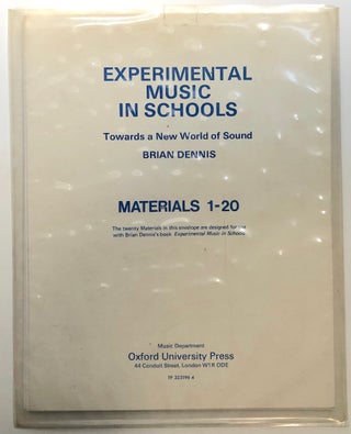 Item #H7425 Experimental Music in Schools, Towards a New World of Sound: MATERIALS 1-20. Brian...