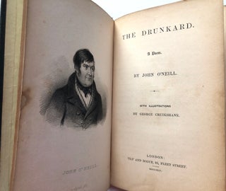 The Drunkard, a Poem -- illustrated by Cruikshank with his signature