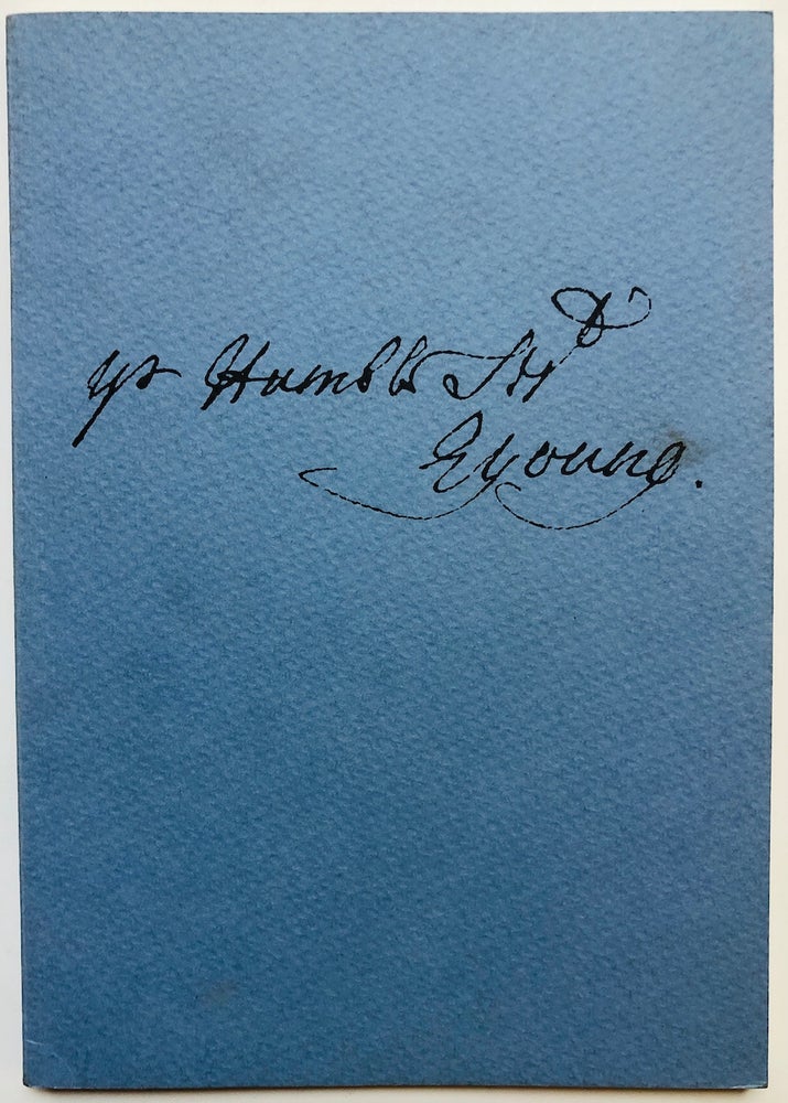 Item #H7735 The Henry Pettit EDWARD YOUNG Collection at the University of Colorado at Boulder Libraries. James E. May, Nora J. Quinlan.