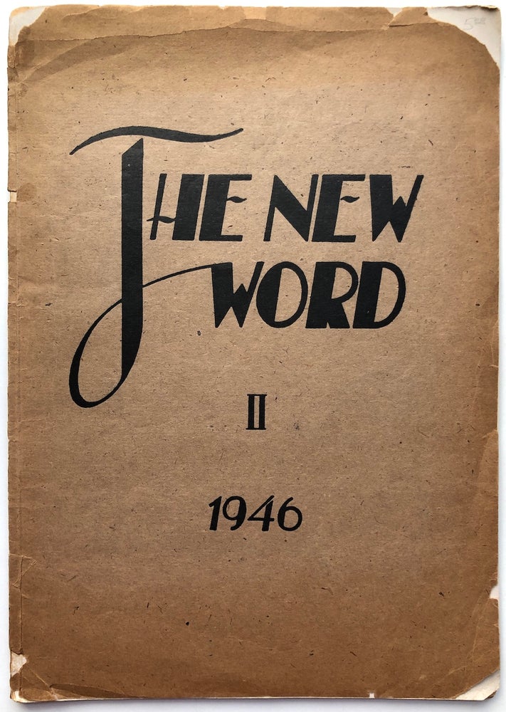 Item #H7746 The New World, No. 2 1946, Latvian Monthly Magazine for Literature and Art in Meerbeck. Latvia, ed Arveds Svabe.