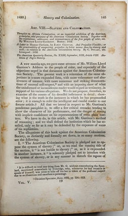 The Quarterly Christian Spectator, Conducted by an Association of Gentleman, Vol. V -- 1833