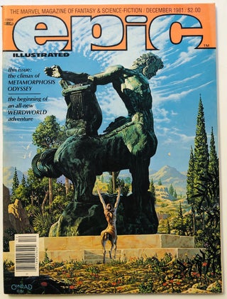Epic, A Marvel Magazine (Adult Fantasy and Science Fiction and Comics) Vol. 1 no. 1 (Spring 1980), no. 2, no. 4, no. 6, no. 7, no. 8, no. 9, no. 10, no. 11 and no. 13 (August, 1982)