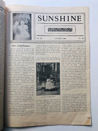 Sunshine, Vol. XI, no. 125, October 1909, Published in Aid of the Children of Tenements