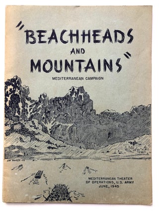 Item #H8135 "Beachheads and Mountains" -- Mediterranean Campaign, Mediterranean Theater of...
