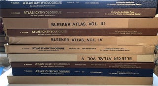Item #H8179 Atlas Ichthyologique des Indes Orientales Néêrlandaises, 10 volumes. M. P. Bleeker