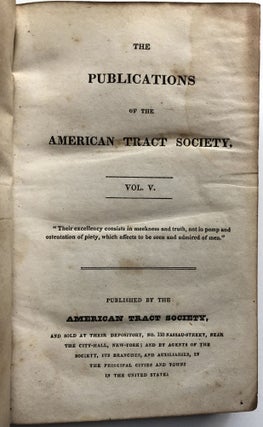 Item #H8193 The Publications of the American Tract Society, Vol. V. American Tract Society