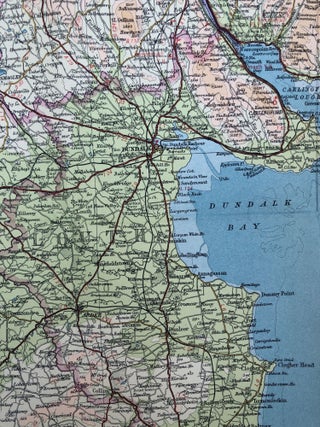 Bartholomew's Quarter Inch Map of Ireland: Sheet 2, Dublin and Roscommon