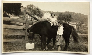 Photos of Coleman family members on a farm near Pittsburgh. Mary Moreland Coleman, James H. Coleman, children, etc.