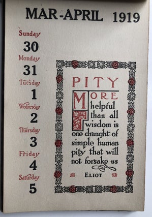 Calendar of the Brighter Side, 1919