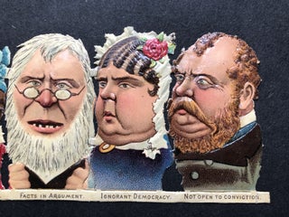 1890s relief die-cuts: Types of the People, painted by George Cruikshank