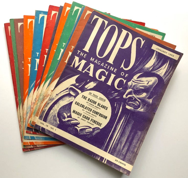 Item #H8311 Tops, the Magazine of Magic, Vol. 18 nos. 1-12 complete, January-December 1953. Percy Abbott, ed.