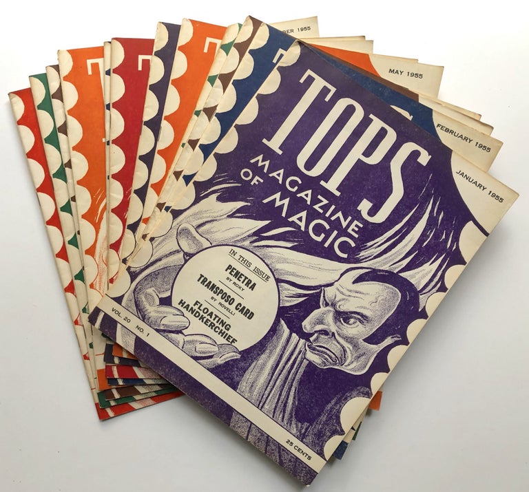 Item #H8315 Tops, the Magazine of Magic, Vol. 20 nos. 1-12 complete, January-December 1955. Percy Abbott, ed.