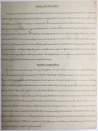 Item #H8408 Ca. 1880-1900 notes in an extremely tiny and neat hand on "Utilization of Waste...