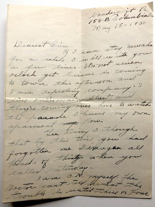 Letters from 4 girlfriends to a Don Juan of Mercer County, PA 1929-1931