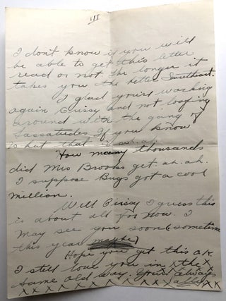 Letters from 4 girlfriends to a Don Juan of Mercer County, PA 1929-1931