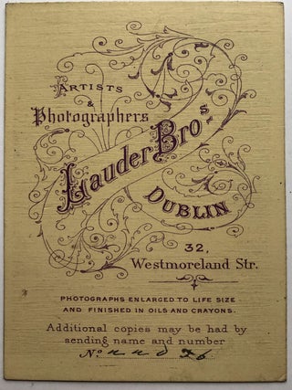 CDV of an Irish mother and her two young children, ca. 1865