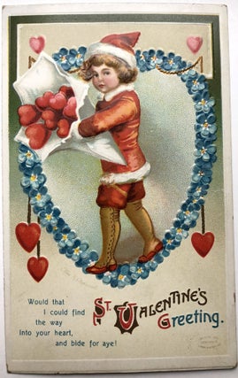 26 Valentines Day postcards 1907-1914 - some with great graphics, very fancy