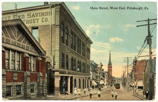 16 postcards mainly 1910s of West End and Sheridan, Pittsburgh