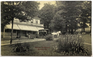 Item #H8645 Photo postcard of Mercer Sanitarium, Mercer PA ca. 1900s