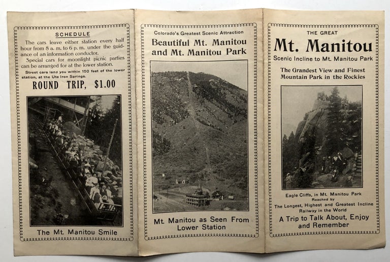 Item #H8757 1910s brochure: The Great Mt. Manitou, Colorado
