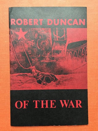 Item #H880 Passages 22-27 of the War - signed. Robert Duncan