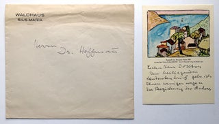 Group of letters, notes, publications, inscribed by Hesse to Richard Hoffman