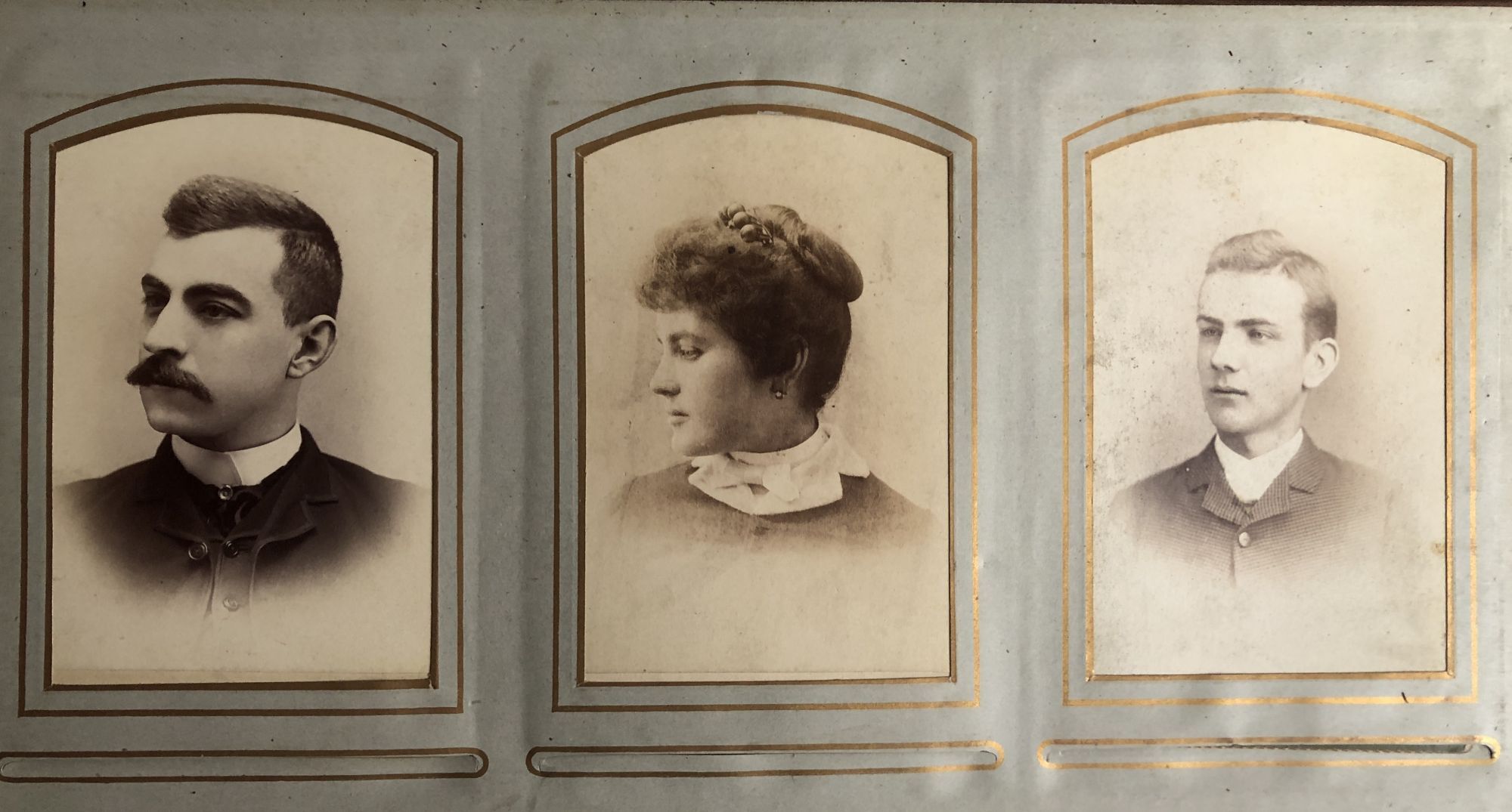 1890s Photo Album, 80 cabinet photos Altoona, Lock Haven