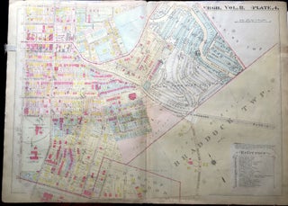 Item #H9077 1915 linen-backed 23x31 Plat Map: Swissvale, Penn Twp