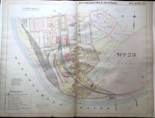 Item #H9083 1898 22x29 Pittsburgh Plat Map: Glenwood