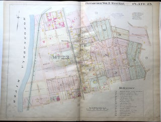 Item #H9085 1898 22x29 Pittsburgh Plat Map: Hazelwood North