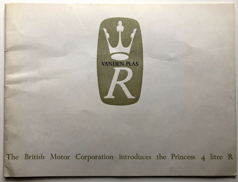 Item #H9177 1964 brochure BMC Vanden Plas Princess R 4 litre. British Motor Corporation.