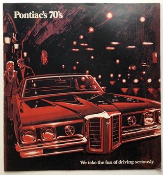 Item #H9184 1970 Pontiac lineup brochure, "We take the fun of driving seriously"