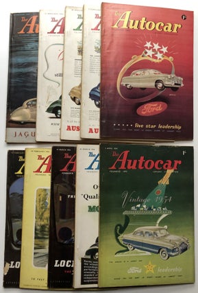 Item #H9202 22 issues from 1954 of THE AUTOCAR English magazine